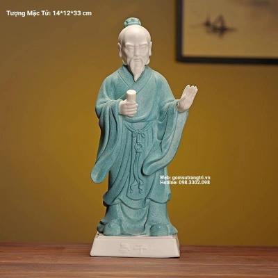 BỘ TƯỢNG NGŨ TỬ: LÃO TỬ, KHỔNG TỬ, MẠNH TỬ, TRANG TỬ, KHÔNG TỬ